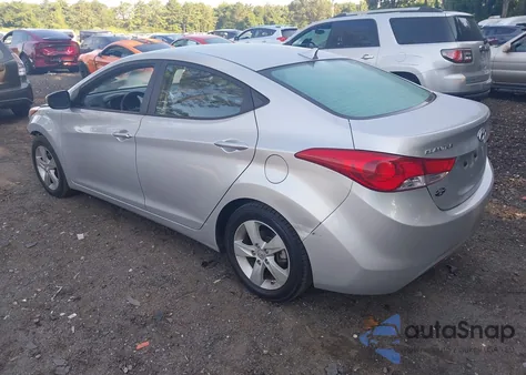 2013 Hyundai Elantra Gls from USA, damaged, VIN KMHDH4AE3DU664296